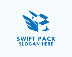 Pack - Fast Box Wings logo design