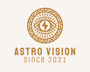 Astral Electric Eye  logo design