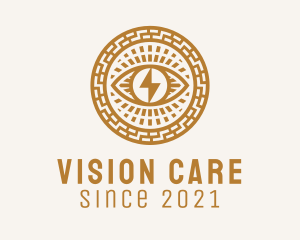 Optometrist - Astral Electric Eye logo design