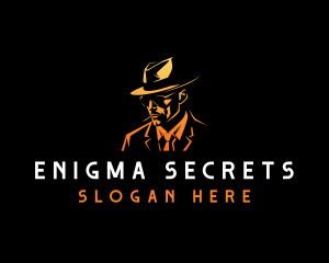 Detective Spy Smoking logo design