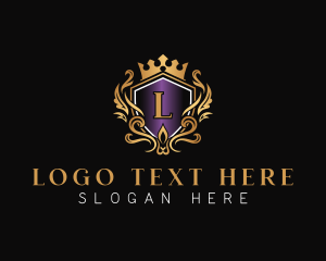 Headdress - Crown Deluxe Royal logo design