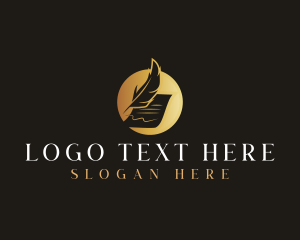 Law Document Letter Logo