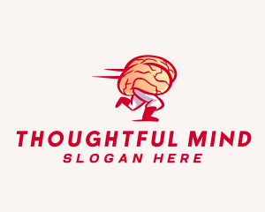 Thinking - Mind Brain Pyschology logo design