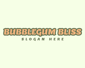 Bubblegum - Fun Candy Snack Business logo design