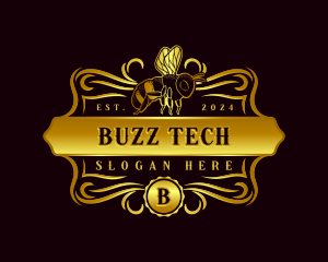 Honey Bee Apiculture logo design