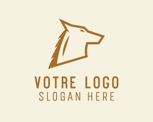 Hound - Wild Wolf Animal logo design