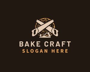 Saw Wood Crafting logo design