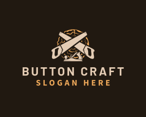 Saw Wood Crafting logo design