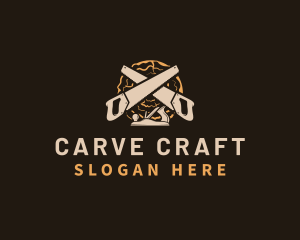 Saw Wood Crafting logo design