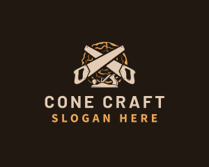 Saw Wood Crafting logo design