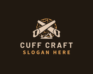 Saw Wood Crafting logo design