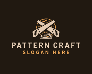 Saw Wood Crafting logo design