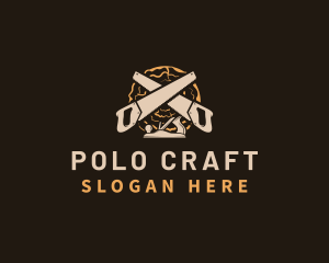 Saw Wood Crafting logo design