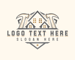 Remodeling - Hammer Roof Carpentry logo design