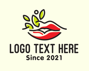 Mouth - Natural Lips Cosmetology logo design