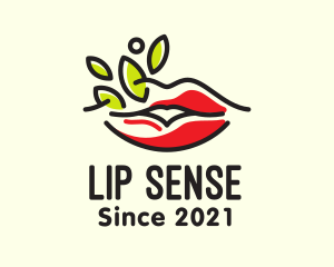 Natural Lips Cosmetology logo design