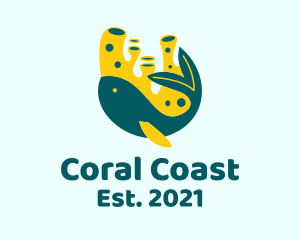 Coral - Coral Reef Fish logo design