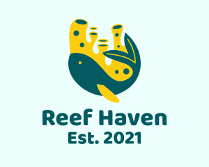 Coral Reef Fish logo design