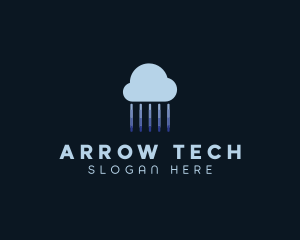 Tech Cloud Data Network logo design