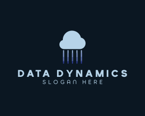 Tech Cloud Data Network logo design