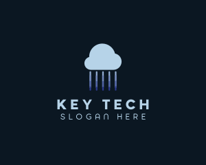 Tech Cloud Data Network logo design