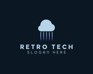 Tech Cloud Data Network logo design