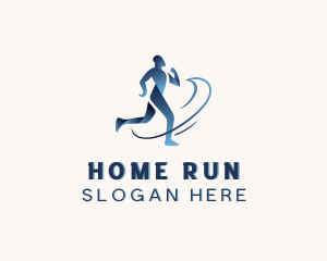 Jogger Athlete Marathon logo design