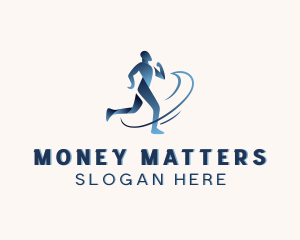 Marathon - Jogger Athlete Marathon logo design