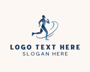 Jogger Athlete Marathon Logo