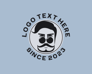 Beard Oil - Hipster Fashion Man logo design
