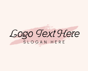 Makeup - Cosmetic Makeup Watercolor logo design