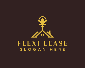 Real Estate Rental Key logo design