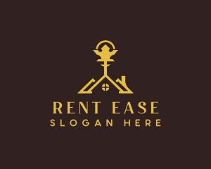 Real Estate Rental Key logo design