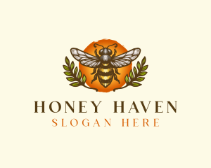 Organic Bee Farm logo design