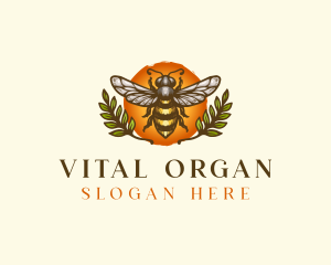 Organic Bee Farm logo design