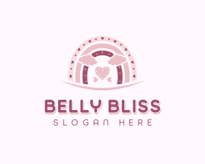 Prenatal - Boho Rainbow Postnatal logo design