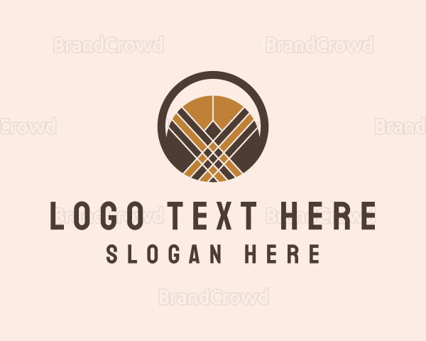 Arabic Circle Decoration Logo