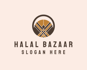 Arabic Circle Decoration  logo design