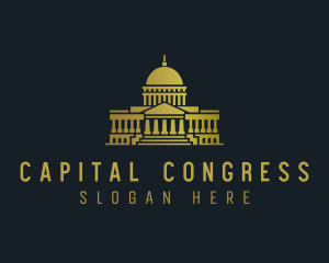 Congress - Federal Government Capitol Tower logo design