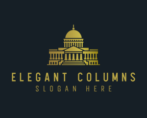 Columns - Federal Government Capitol Tower logo design