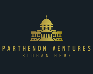 Parthenon - Federal Government Capitol Tower logo design