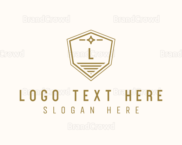 Luxurious Shield Law Firm Logo