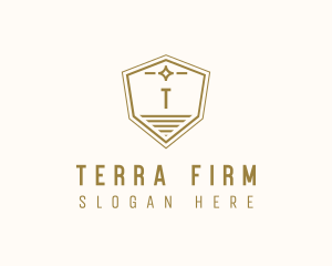 Luxurious Shield Law Firm logo design