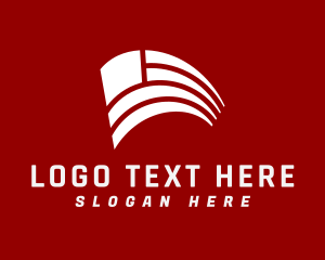 Modern American Flag Logo