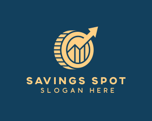 Coin Accounting Savings logo design