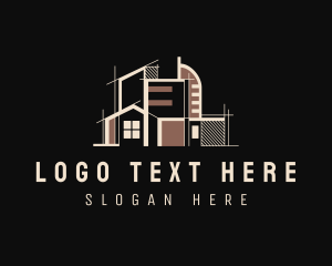 Cityscape - Urban House Property logo design