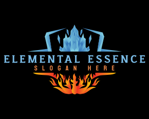 Element - Ice Fire Element logo design