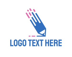 Write - Digital Pencil logo design