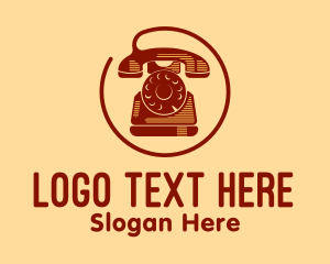 Vintage - Vintage Telephone Company logo design
