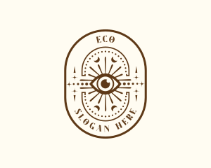 Cosmic Eye Boho Logo